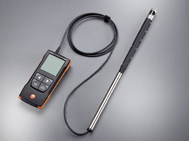 Testo 416-Digital 16mm Vane-Anemometer with App Connection