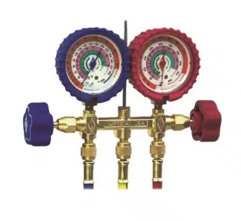 Imperial 481CKPC 2 Valve Brass Manifold R22/134/404