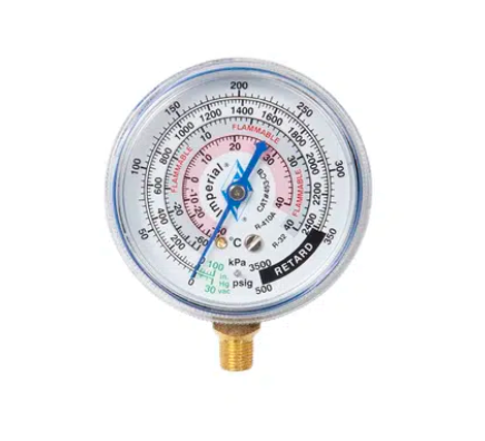 Imperial 453CB 68mm Low Side Gauge R32 / R410a