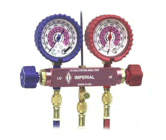 Imperial 515CC 2-Valve / 4-Port Manifold For R410A