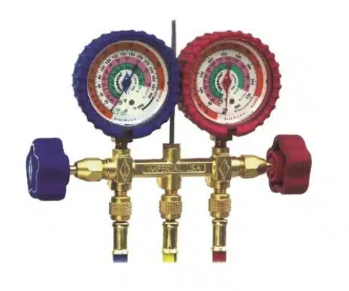 Imperial 482CKPC 2 Valve Brass Manifold With Hoses