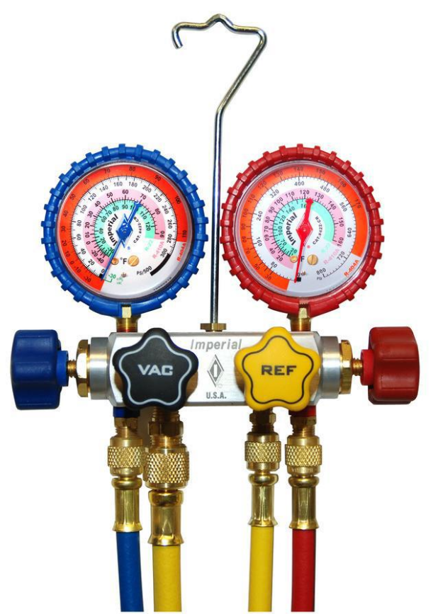 Imperial 520 Gauges Two Valve Manifold 1/4" - Imp-580-ckpsc