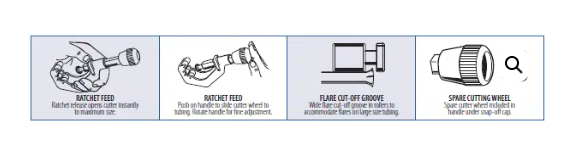 Imperial 406FA Tube Cutter with Ratchet Feed
