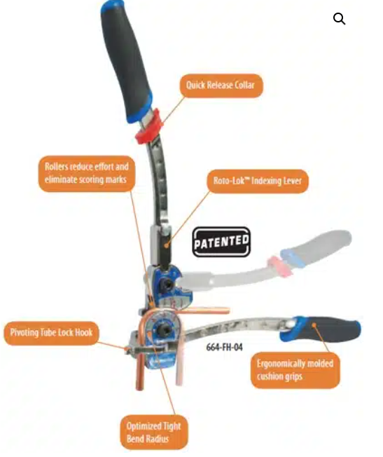 Imperial 664FH Tube Bender For Stainless Metric
