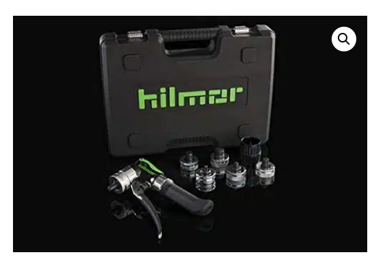 Hilmor 1839015 Compact Swage Tool Kit with Deburrer – 3/8″ to 7/8″