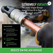 Hilmor 1839015 Compact Swage Tool Kit with Deburrer – 3/8″ to 7/8″