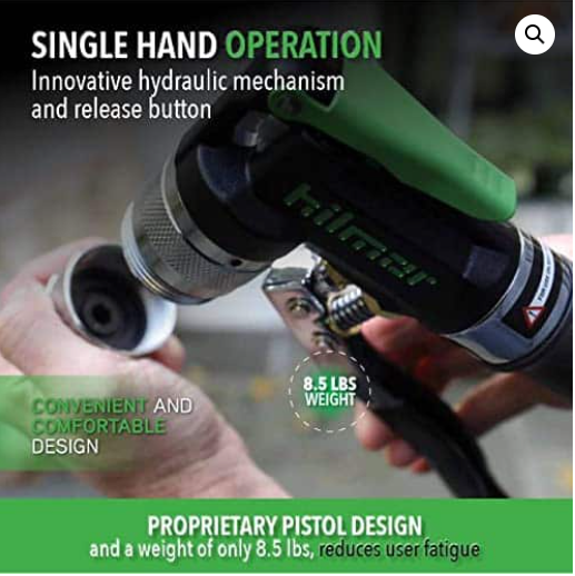 Hilmor 1839015 Compact Swage Tool Kit with Deburrer – 3/8″ to 7/8″