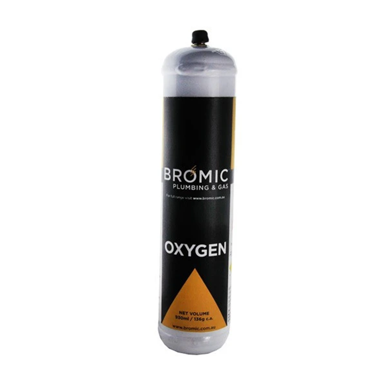 Bromic 1L O2 Oxygen Disposable Cylinder – Perfect for Bromic Oxy Set | HVAC Shop