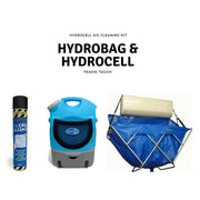 Hydrocell Tradie 17L portable 12V washer with Hydrobag for split-system cleaning
