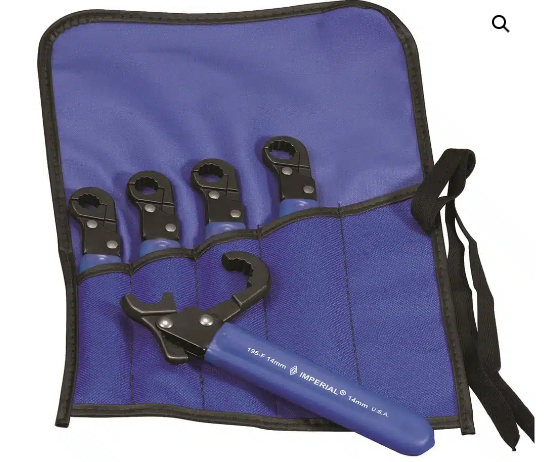 Imperial 195-F Kwik-Tite Ratchet Wrench 5-Piece Metric Kit