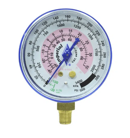 Imperial 452-CB 68mm Dial Gauge R410a