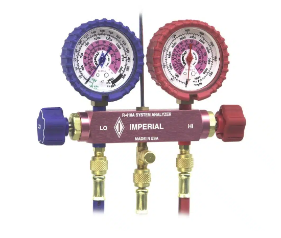 Imperial 514CC 2-Valve / 4-Port Manifold For R410A