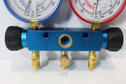 2 Piston Valve R410a Gauge Set W/90cm Hoses - Java66336
