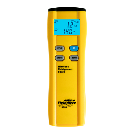 Fieldpiece Digital Wireless Refrigerant Scales 115kg -SRS3