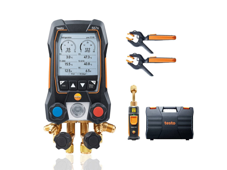 Testo 557s Manual & Smart Digital Manifold | HVAC Shop Australia