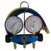 2 Piston Valve Multi-Refrigerant Gauge Set w/ 90cm Hoses