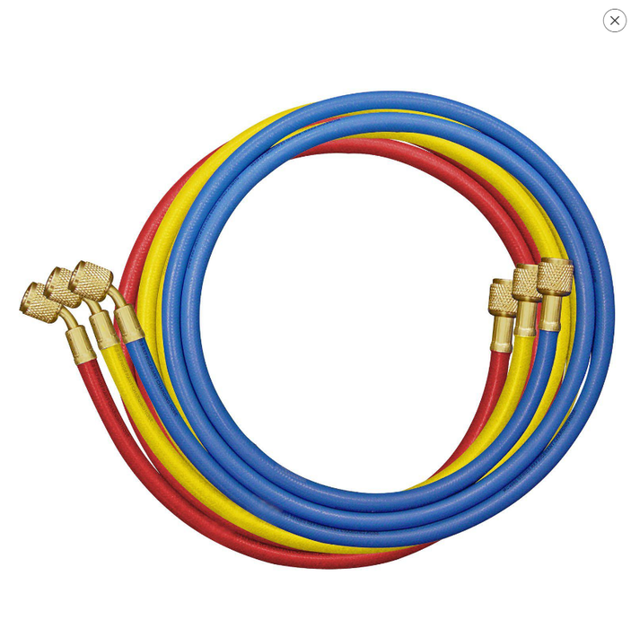 Mastercool 180cm Hose Set Of 3 - 1/4" 40372
