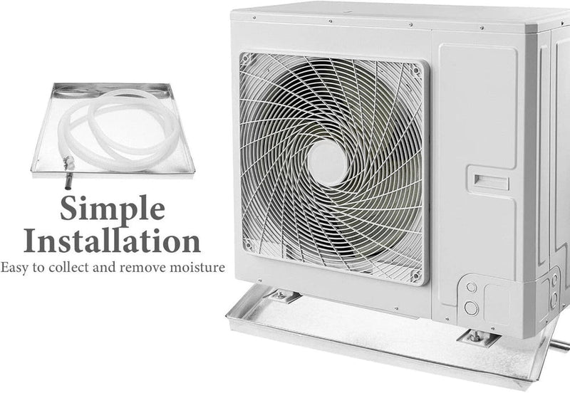 AC Drip Pan with Hose - Air Conditioner Drainage Tray