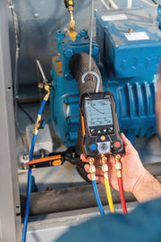 Testo 550s Smart Digital Manifold | Wireless Hose & Temperature Probes