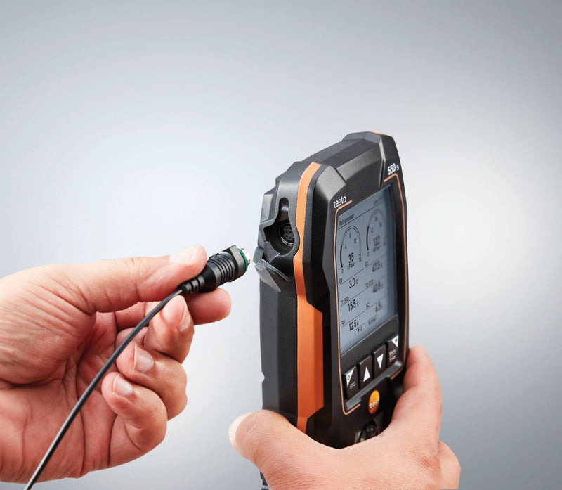 Testo 550s Smart Digital Manifold | Wireless Hose & Temperature Probes