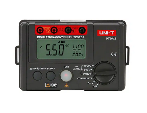 Uni-T UT501B 1000V Insulation Resistance Tester DAR PI Functions