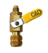 C&D CD4040 Straight Ball Valve for 1/4 SAE
