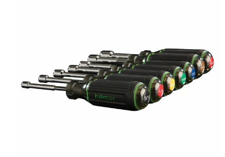 Hilmor 1839075 6″ Shaft Magnetic Nut Driver Set