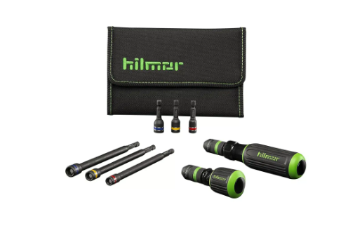 Hilmor 1937911 Fast Connect Magnetic Nut Driver Set