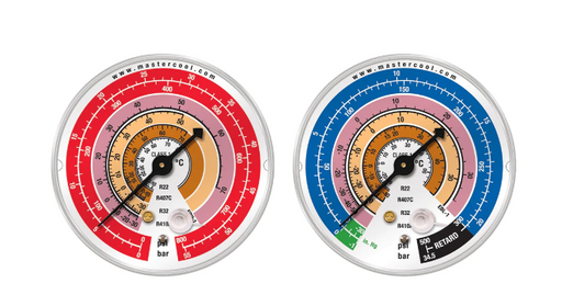 Mastercool R32 R410A Replacement Gauge 80mm Low Side