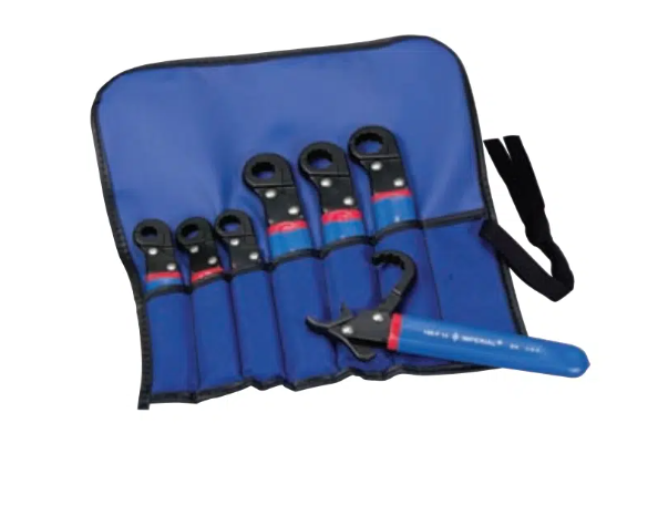 Imperial 195-7STDS-KIT Kwik-Tite Ratchet Wrench Kit