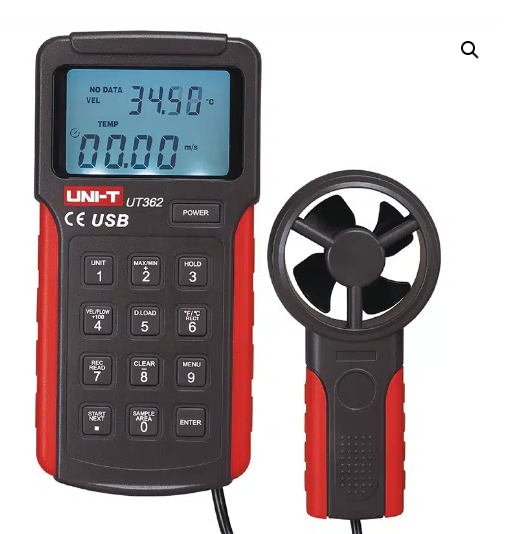 Uni-T UT362 Professional Anemometer Wind Speed Meter