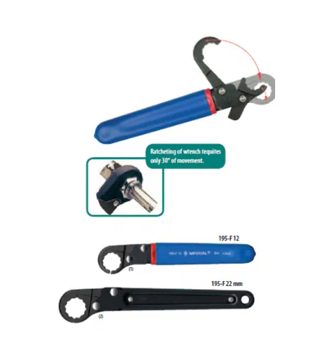 Imperial 195F Kwik-Tite Ratchet Wrenches