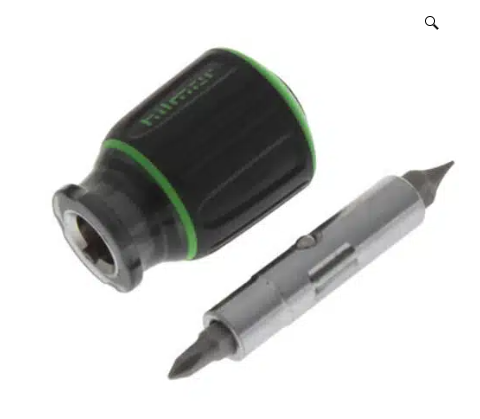 Hilmor 1891351 6 in 1 Stubby Multi-Tool Screwdriver