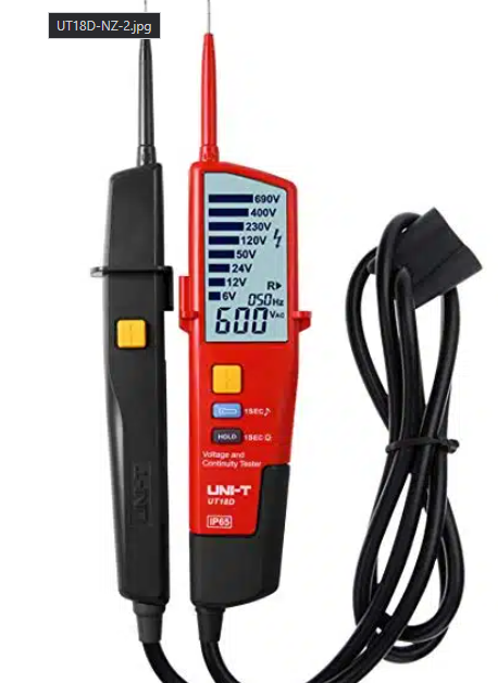Uni-T UT18D LCD Voltage And Continuity Tester