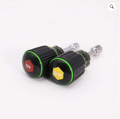 Hilmor 1839057 1-1/2″ Shaft Magnetic Nut Drivers Set