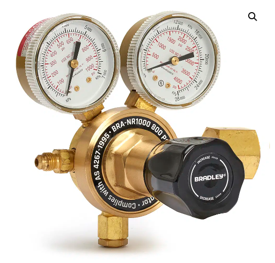 Bradley NR1000 High Pressure Nitrogen Regulator
