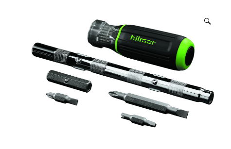 Hilmor 1937819 9 in 1 Multi-Tool Screwdriver