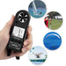 Bemeter Shooting Handheld Anemometer – Digital Wind Speed & Air Flow Tester