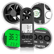 Bemeter Shooting Handheld Anemometer – Digital Wind Speed & Air Flow Tester