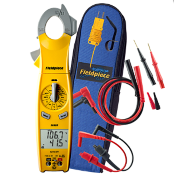 SC640 TRMS Clamp Meter with Swivel AAC Clamp Head