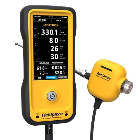 Fieldpiece Combustion Analyzer with HydroCycle Pump - CAT85