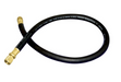 REPLACEMENT BLACK HOSE SAE FULL FLOW 3/8" CHARGING HOSE 150 CM - BLACK
