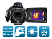 Testo 890 Professional Thermal Imaging Camera Kit 640 x 480 Pixels with 3 Lenses