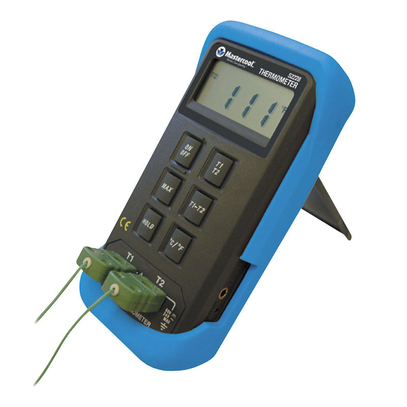 Mastercool Differential Thermometer With 2 Probes (Thermocouple) 52228