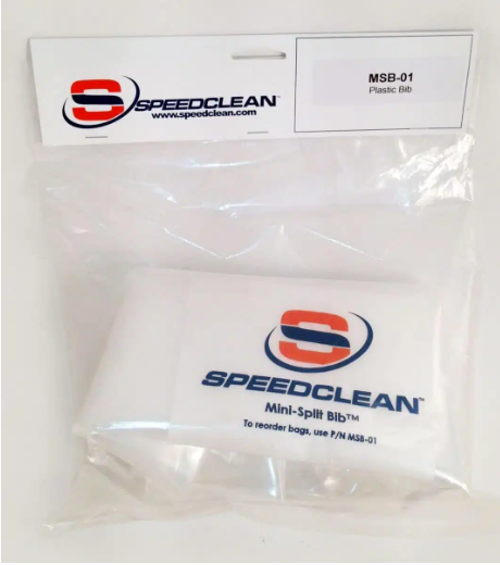 SpeedClean MSB-01 Mini-Split Bib Kit Replacement Bib