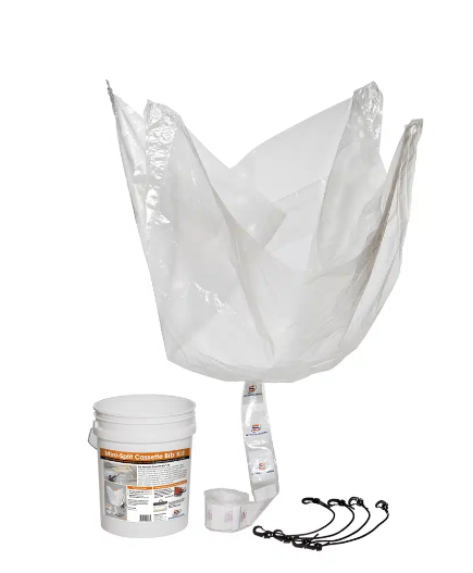 SpeedClean SC-CB Cassette Bib with Bungees and Bucket