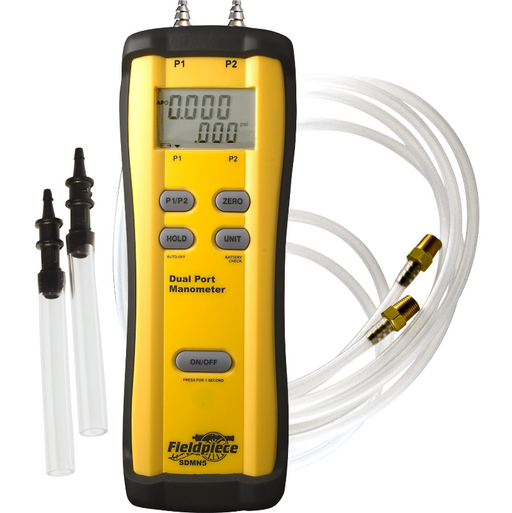 SDMN5: Dual Port Manometer for Static Air & LPG Pressure