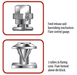 Imperial 400F Rol-Air™ 37 Degree Flaring Tool Kit 3/16” to 5/8”