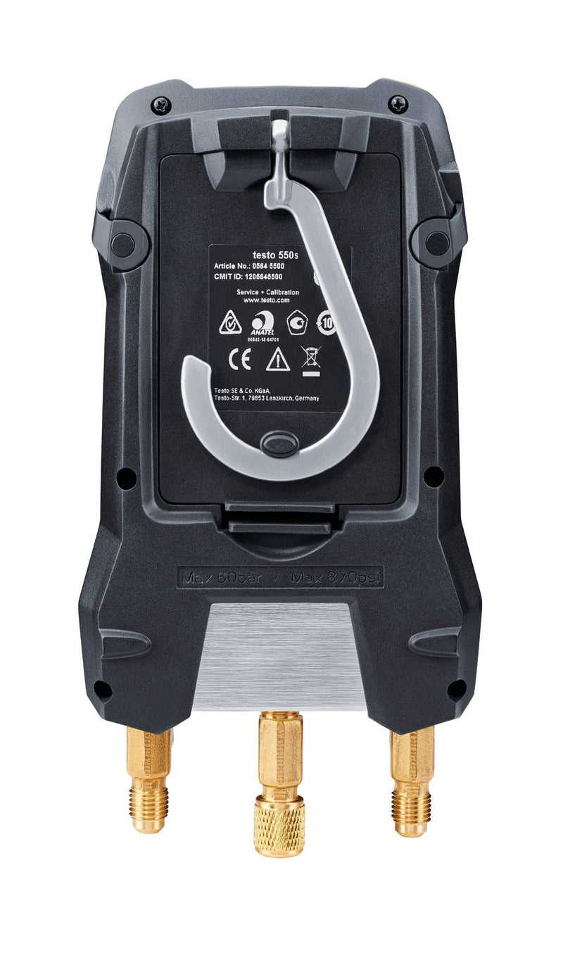 Testo 550s Smart Digital Manifold | Wireless Hose & Temperature Probes