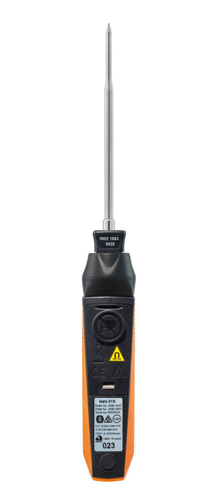 Testo 915i - Thermometer With Immersion/penetration Probe And Smartphone Operation